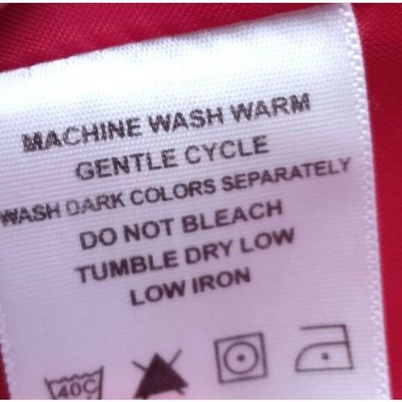 JG HOOK RED QUILTED PUFFER JACKET SZ.L EUC - Picture 5 of 5